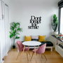 Wallity Dont Forget To Smıle Metal Decor Negro